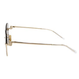 日本正規品 GUCCI SUNGLASSES GG1279S 001 GREY GOLD グッチ サングラス ノーズパット 眼鏡 UVカット 紫外線カット メンズ レディース グレー ゴールド