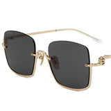 日本正規品 GUCCI SUNGLASSES GG1279S 001 GREY GOLD グッチ サングラス ノーズパット 眼鏡 UVカット 紫外線カット メンズ レディース グレー ゴールド
