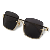 日本正規品 GUCCI SUNGLASSES GG1279S 001 GREY GOLD グッチ サングラス ノーズパット 眼鏡 UVカット 紫外線カット メンズ レディース グレー ゴールド