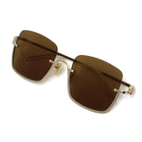 日本正規品 GUCCI SUNGLASSES GG1279S 002 BROWN GOLD グッチ サングラス ノーズパット 眼鏡 UVカット 紫外線カット メンズ レディース ブラウン ゴールド