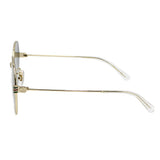 日本正規品 GUCCI SUNGLASSES ASIAN FIT GG1281SK 001 GREY GOLD グッチ サングラス アジアンフィット 眼鏡 UVカット 紫外線カット メンズ レディース グレー ゴールド