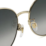 日本正規品 GUCCI SUNGLASSES ASIAN FIT GG1281SK 001 GREY GOLD グッチ サングラス アジアンフィット 眼鏡 UVカット 紫外線カット メンズ レディース グレー ゴールド