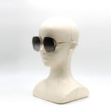 日本正規品 GUCCI SUNGLASSES ASIAN FIT GG1322SA 001 GREY GOLD グッチ サングラス アジアンフィット 眼鏡 UVカット 紫外線カット レディース グレー ゴールド