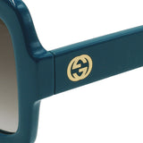 日本正規品 GUCCI SUNGLASSES GLOBAL FIT GG1337S 004 BROWN BLUE グッチ サングラス グローバルフィット 眼鏡 UVカット 紫外線カット レディース ブラウン ブルー