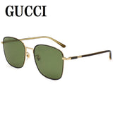 国内正規品 GUCCI SUNGLASSES ASIAN FIT GG1350S 003 GREEN GOLD グッチ サングラス アジアンフィット アイウェア メガネ 眼鏡 UVカット 紫外線カット メンズ レディース グリーン ゴールド