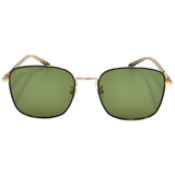 国内正規品 GUCCI SUNGLASSES ASIAN FIT GG1350S 003 GREEN GOLD グッチ サングラス アジアンフィット アイウェア メガネ 眼鏡 UVカット 紫外線カット メンズ レディース グリーン ゴールド