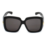 日本正規品 GUCCI SUNGLASSES GG1402SA 001 GREY BLACK グッチ サングラス アジアンフィット 眼鏡 UVカット 紫外線カット メンズ レディース グレー ブラック