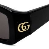 日本正規品 GUCCI SUNGLASSES GG1403SK 001 GREY BLACK グッチ サングラス アジアンフィット 眼鏡 UVカット 紫外線カット メンズ レディース グレー ブラック