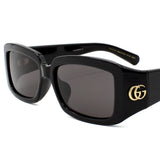 日本正規品 GUCCI SUNGLASSES GG1403SK 001 GREY BLACK グッチ サングラス アジアンフィット 眼鏡 UVカット 紫外線カット メンズ レディース グレー ブラック