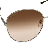 日本正規品 GUCCI SUNGLASSES ASIAN FIT GG1416SK 002 BROWN SILVER グッチ サングラス アジアンフィット UVカット 紫外線カット メンズ レディース ブラウン シルバー