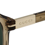 日本正規品 GUCCI SUNGLASSES ASIAN FIT GG1505SK 004 GREEN BROWN CLEAR グッチ サングラス アジアンフィット 眼鏡 UVカット 紫外線カット メンズ レディース グリーン ブラウン クリア
