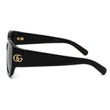 日本正規品 GUCCI SUNGLASSES GG1599SA 001 GREY BLACK グッチ サングラス アジアンフィット 眼鏡 UVカット 紫外線カット メンズ レディース グレー ブラック