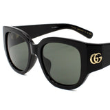 日本正規品 GUCCI SUNGLASSES GG1599SA 001 GREY BLACK グッチ サングラス アジアンフィット 眼鏡 UVカット 紫外線カット メンズ レディース グレー ブラック
