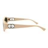 日本正規品 GUCCI SUNGLASSES GG1662SA 004 GREY IVORY グッチ サングラス アジアンフィット 眼鏡 UVカット 紫外線カット メンズ レディース グレー アイボリー