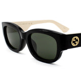 日本正規品 GUCCI SUNGLASSES GG1667SK 001 GREY BLACK グッチ サングラス アジアンフィット 眼鏡 UVカット 紫外線カット メンズ レディース グレー ブラック