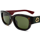 日本正規品 GUCCI SUNGLASSES GG1667SK 002 GREEN HAVANA グッチ サングラス アジアンフィット 眼鏡 UVカット 紫外線カット メンズ レディース グリーン ハバナ
