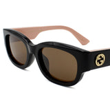 日本正規品 GUCCI SUNGLASSES GG1667SK 004 BROWN BLACK グッチ サングラス アジアンフィット 眼鏡 UVカット 紫外線カット メンズ レディース ブラウン ブラック