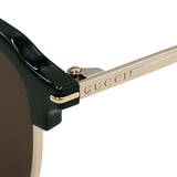 日本正規品 GUCCI SUNGLASSES ASIAN FIT GG1733SK 003 BROWN D.GREEN GOLD グッチ サングラス アジアンフィット 眼鏡 UVカット 紫外線カット メンズ レディース ブラウン ダークグリーン ゴールド