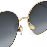 MAX MARA SUNGLASSES ASIAN FIT GLEAM I 59 000 9O GREY ROSEGOLD マックスマーラ サングラス アジアンフィット UVカット 紫外線カット レディース グレー ローズゴールド