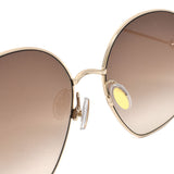 MAX MARA SUNGLASSES ASIAN FIT GLEAM I 59 J5G HA BROWN GOLD マックスマーラ サングラス アジアンフィット UVカット 紫外線カット レディース ブラウン ゴールド