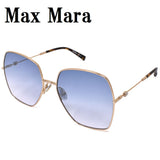 MAX MARA SUNGLASSES ASIAN FIT GLEAM II 59 000 DG BLUE GOLD マックスマーラ サングラス アジアンフィット UVカット 紫外線カット レディース ブルー ゴールド