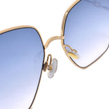 MAX MARA SUNGLASSES ASIAN FIT GLEAM II 59 000 DG BLUE GOLD マックスマーラ サングラス アジアンフィット UVカット 紫外線カット レディース ブルー ゴールド