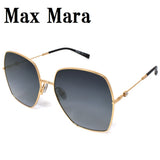 MAX MARA SUNGLASSES ASIAN FIT GLEAM II 59 001 9O GREY GOLD マックスマーラ サングラス アジアンフィット UVカット 紫外線カット レディース グレー ゴールド