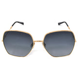 MAX MARA SUNGLASSES ASIAN FIT GLEAM II 59 001 9O GREY GOLD マックスマーラ サングラス アジアンフィット UVカット 紫外線カット レディース グレー ゴールド