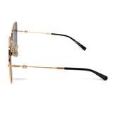 MAX MARA SUNGLASSES ASIAN FIT GLEAM II 59 001 9O GREY GOLD マックスマーラ サングラス アジアンフィット UVカット 紫外線カット レディース グレー ゴールド