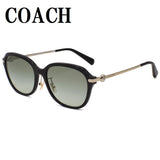 COACH SUNGLASSES ASIAN FIT HC8332D 500211 56 GREY BLACK コーチ サングラス アジアンフィット 眼鏡 UVカット 紫外線カット レディース グレー ブラック