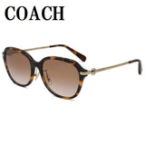 COACH SUNGLASSES ASIAN FIT HC8332D 512013 56 BROWN BLACK SILVER コーチ サングラス アジアンフィット 眼鏡 UVカット 紫外線カット レディース ブラウン ダークトータス