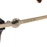 COACH SUNGLASSES ASIAN FIT HC8332D 512013 56 BROWN BLACK SILVER コーチ サングラス アジアンフィット 眼鏡 UVカット 紫外線カット レディース ブラウン ダークトータス