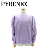 PYRENEX PHASE BRUSHED HUS017 WISTERIA P5120 M L ピレネックス スウェット カットソー トレーナー おしゃれ メンズ レディース ウィスタリア