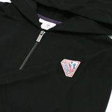 PYRENEX BIANCA HWU022 BLACK P0009 36 38 BLACK ピレネックス スウェット パーカー ハーフジップ フーディ フード おしゃれ レディース ブラック