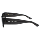 BALENCIAGA SUNGLASSES BB0331SK 003 SILVER GRAY CLEAR バレンシアガ サングラス アジアンフィット メガネ 眼鏡 紫外線カット メンズ レディース ミラー シルバー グレークリア