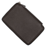 DUNHILL ADV8 BROWN ORGANISER L2K545B DARK BROWN ダンヒル トラベルコンパニオン オーガナイザー トラベルケース ダブルジップ 財布 メンズ ダークブラウン