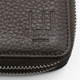 DUNHILL ADV8 BROWN ORGANISER L2K545B DARK BROWN ダンヒル トラベルコンパニオン オーガナイザー トラベルケース ダブルジップ 財布 メンズ ダークブラウン