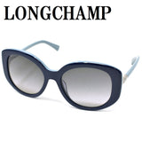 国内正規品 LONGCHAMP SUNGLASSES ASIAN FIT LO601S 422 GREY BLUE ロンシャン サングラス アジアンフィット 眼鏡 UVカット 紫外線カット レディース グレー ブルー