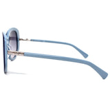 国内正規品 LONGCHAMP SUNGLASSES ASIAN FIT LO601S 422 GREY BLUE ロンシャン サングラス アジアンフィット 眼鏡 UVカット 紫外線カット レディース グレー ブルー