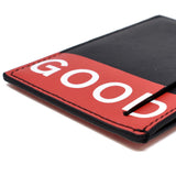 PAUL SMITH CARD HOLDER M2A 5065 AGOOD BLACK RED ポールスミス パスケース カードケース カード入れ GOOD ロゴ メンズ ブラック レッド