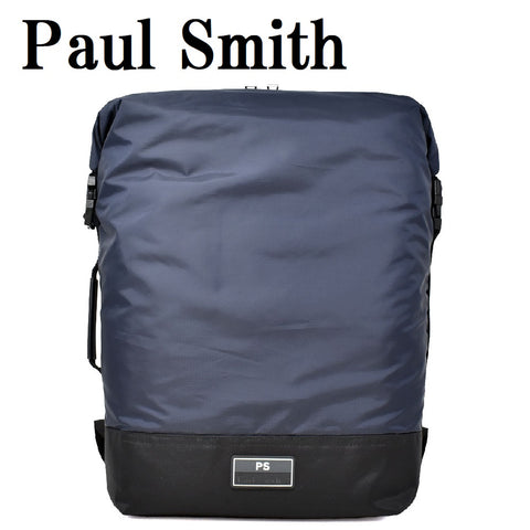 PAUL SMITH BACKPACK M2A 5836 ANYSPO 47 NAVY BLACK ポールスミス バックパック リュック A4対応 PC収納 メンズ ネイビー ブラック