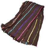 PAUL SMITH BRIGHT STRP SCARF M2A 668E AS63 66 MULTI STRIPE BROWN ポールスミス スカーフ メンズ マルチストライプ ブラウン