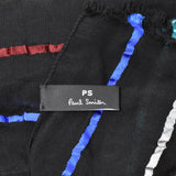 PAUL SMITH BRIGHT STRP SCARF M2A 668E AS63 79 MULTI STRIPE BLACK ポールスミス スカーフ メンズ マルチストライプ ブラック