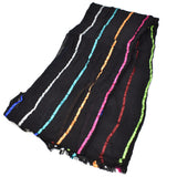 PAUL SMITH BRIGHT STRP SCARF M2A 668E AS63 79 MULTI STRIPE BLACK ポールスミス スカーフ メンズ マルチストライプ ブラック