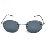日本正規品 MONTBLANC SUNGLASSES ASIAN FIT MB0126S 001 51 GREY SILVER モンブラン サングラス アジアンフィット UVカット 紫外線カット メンズ グレー シルバー