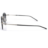 日本正規品 MONTBLANC SUNGLASSES ASIAN FIT MB0126S 001 51 GREY SILVER モンブラン サングラス アジアンフィット UVカット 紫外線カット メンズ グレー シルバー
