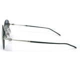 日本正規品 MONTBLANC SUNGLASSES ASIAN FIT MB0126S 006 54 GREY SILVER モンブラン サングラス アジアンフィット UVカット 紫外線カット メンズ レディース グレー シルバー