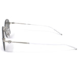 日本正規品 MONTBLANC SUNGLASSES ASIAN FIT MB0126S 010 54 SILVERGREY SILVER モンブラン サングラス アジアンフィット UVカット 紫外線カット メンズ レディース シルバーグレー シルバー