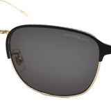 国内正規品 MONTBLANC SUNGLASSES ASIAN FIT MB0189S 004 SMOKE GOLD モンブラン サングラス アジアンフィット メガネ 眼鏡 UVカット 紫外線カット メンズ レディース スモーク ゴールド