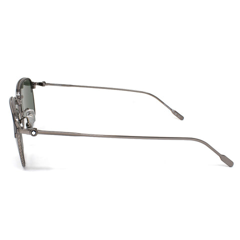 【美品】Mont-Blancサングラス 日本正規品 MONTBLANC SUNGLASSES ASIAN FIT MB0189S 005 GREEN
